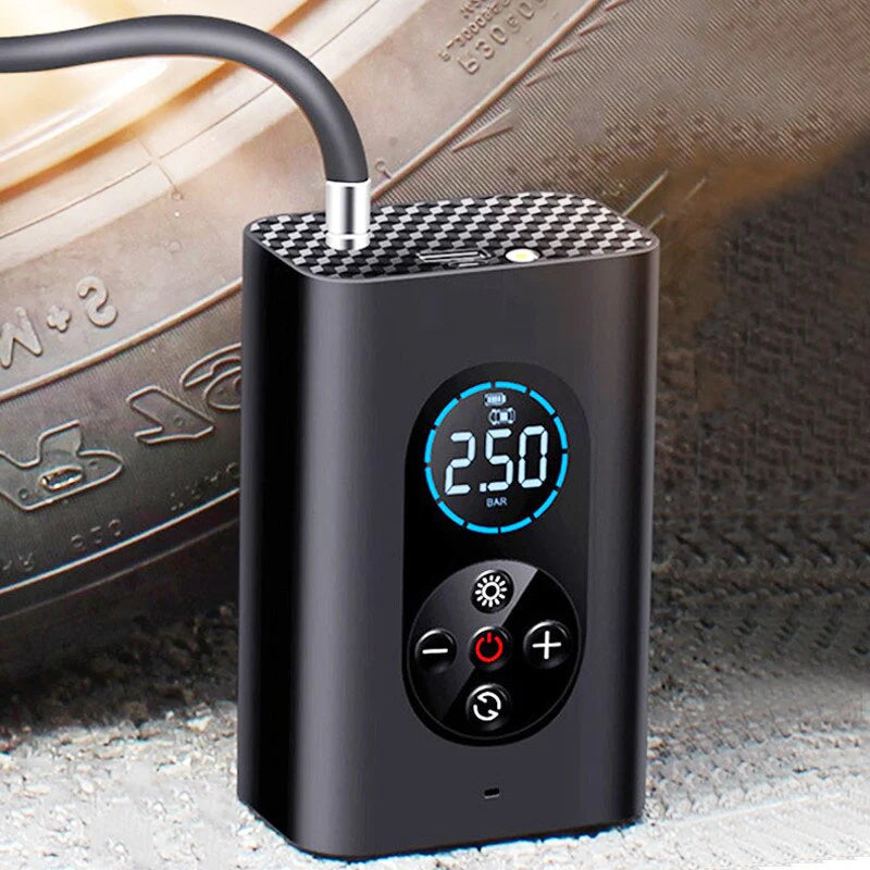 Carrying Around Electric Tire Inflator