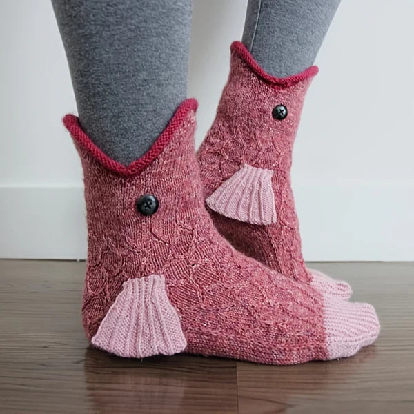 Soft Knit Animal-Shaped Socks