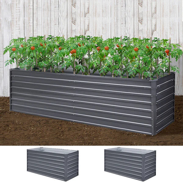 Two-in-one Raised Rectangular Garden Bed