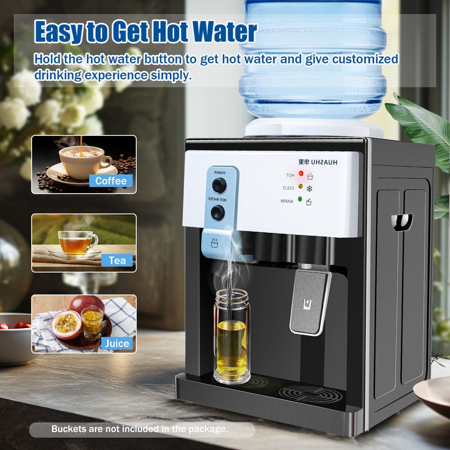 Electric Countertop Hot And Cold Water Dispenser